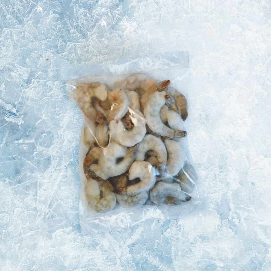 Horina big size head less shell les 250gm (হরিণা চিংড়ি )
