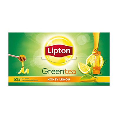 LIPTON Greentea 25 BAGS HONEY LEMON ( লিপটন গ্রিনটি  লিটন গ্রিন টি 25 টি ব্যাগ  মধু  লেবু )