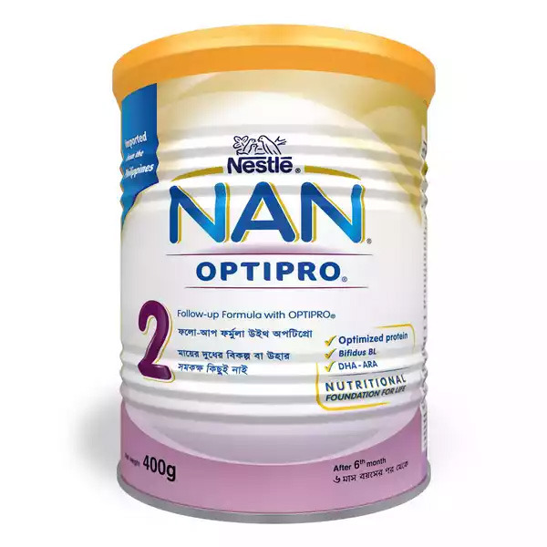 Nestlé NAN 2 Follow Up Formula With Optipro TIN  নেস্টেল এনএএন 2 অপটিপ্রো টিআইএন সহ ফর্মুলা অনুসরণ করুন